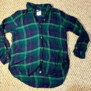 American Eagle Women’s Plaid Top
